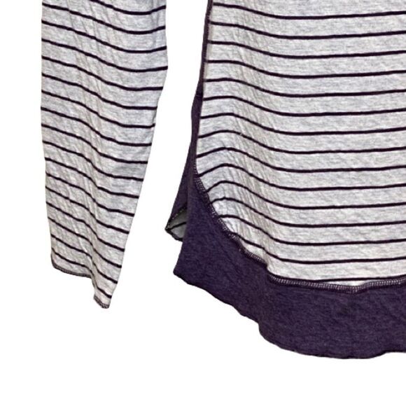 Columbia winter adventure purple and gray striped long sleeve top size M - Picture 13 of 16